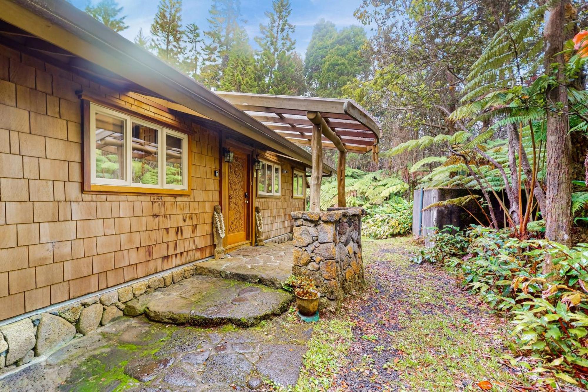 Hale Hapu'U Villa โวลคาโน ภายนอก รูปภาพ