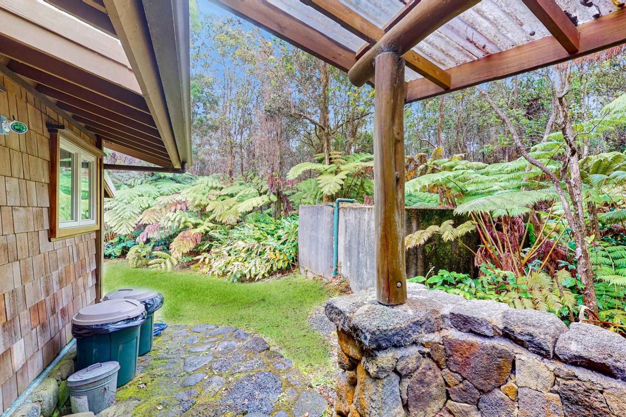 Hale Hapu'U Villa โวลคาโน ภายนอก รูปภาพ